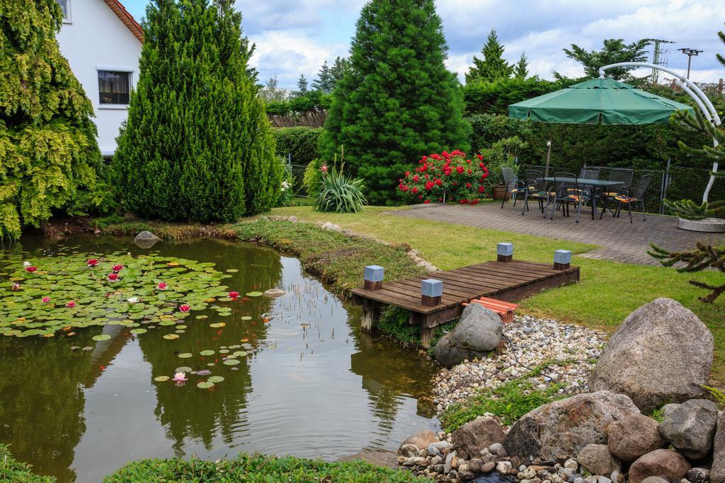 Hotel-Pension Am Rosarium Sangerhausen Buitenkant foto