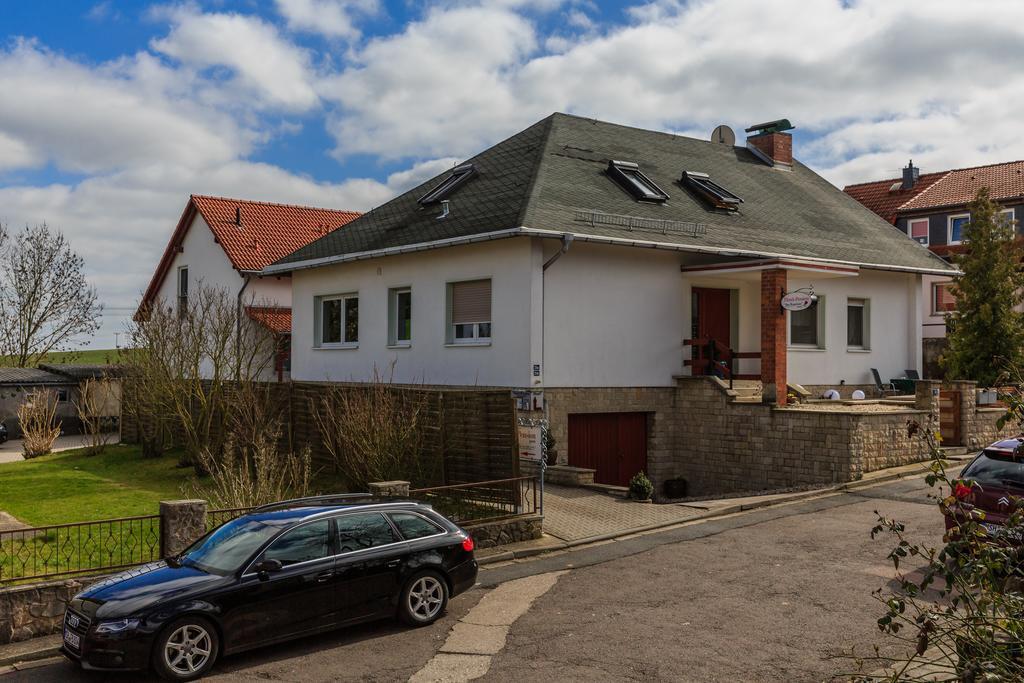 Hotel-Pension Am Rosarium Sangerhausen Buitenkant foto
